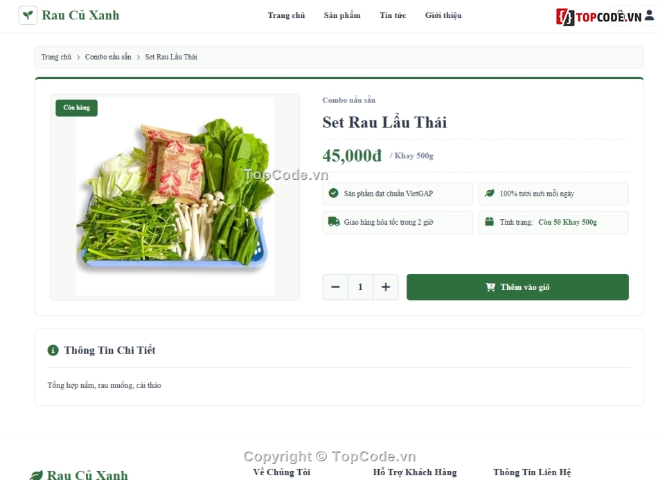 Website bán rau,bán rau củ,rau củ